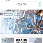 Screen shot of the Jo Downs Glass Design Ltd website.