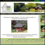 Screen shot of the Garden Exteriors Ltd website.
