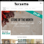 Screen shot of the Terzetto Stone website.