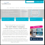 Screen shot of the The Soft Water Company website.