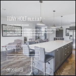 Screen shot of the Tony Holt Design website.