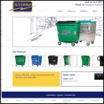 Screen shot of the Storm Environmental Ltd website.