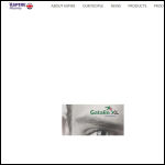 Screen shot of the Aspire Pharma Ltd website.