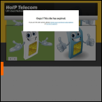 Screen shot of the HoIP Telecom Ltd website.