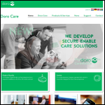 Screen shot of the Doro Care website.