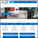 Screen shot of the Baoli Forklifts UK website.