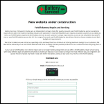 Screen shot of the Battery Services Ltd website.
