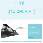 Screen shot of the MorsaWrap Ltd website.