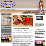 Screen shot of the Cybergold UK Ltd website.