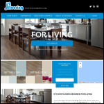 Screen shot of the J2 Flooring website.