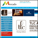 Screen shot of the Mercado website.