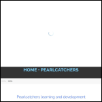 Screen shot of the Pearlcatchers website.