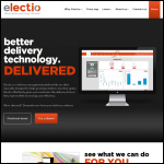 Screen shot of the Electio website.