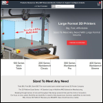 Screen shot of the 3D Platform website.