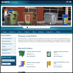 Screen shot of the Gemini Cleaning Systems Ltd website.
