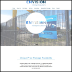 Screen shot of the Envision Intelligent Solutions Ltd website.