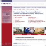 Screen shot of the Freezteq Products Ltd website.