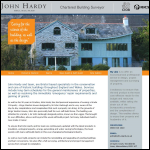 Screen shot of the John Hardy - Chartered Building Surveyors website.