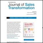 Screen shot of the The International Journal of Sales Transformation website.