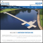 Screen shot of the Northern Pontoon Ltd website.