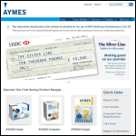 Screen shot of the AYMES International Ltd website.