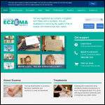 Screen shot of the National Eczema Society website.