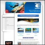 Screen shot of the Coral Cay Conservation website.