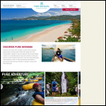 Screen shot of the Grenada Tourism Authority website.