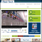 Screen shot of the MedTech Communications Ltd website.
