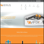 Screen shot of the Verus Precision UK Ltd website.