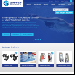 Screen shot of the Gaffey Technical Services Ltd website.