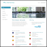 Screen shot of the POLLET POOL GROUP website.
