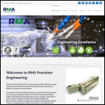 Screen shot of the RMA Precision LLP website.