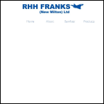 Screen shot of the RHH Franks Ltd website.