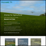 Screen shot of the Drone AG website.