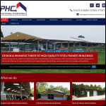 Screen shot of the Paul Huxley Construction website.
