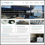 Screen shot of the All Boat Care Ltd website.