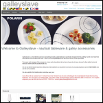 Screen shot of the Galleyslave website.