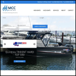 Screen shot of the MCC Marine website.