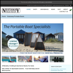 Screen shot of the Nestaway Boats Ltd website.