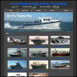 Screen shot of the Aluminium Boatbuilding Company Ltd website.