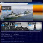 Screen shot of the Marine Electronic Systems Ltd website.
