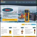 Screen shot of the Ocean Signal Ltd website.