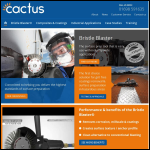 Screen shot of the Cactus Industrial Ltd website.