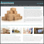 Screen shot of the Avonmove website.