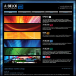 Screen shot of the A-Belco Group website.