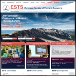 Screen shot of the ESTS website.
