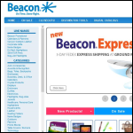 Screen shot of the Beacon Promotional website.