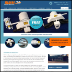 Screen shot of the Simm Mining Products website.