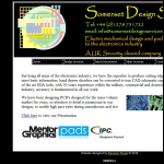 Screen shot of the Somerset Design Services website.